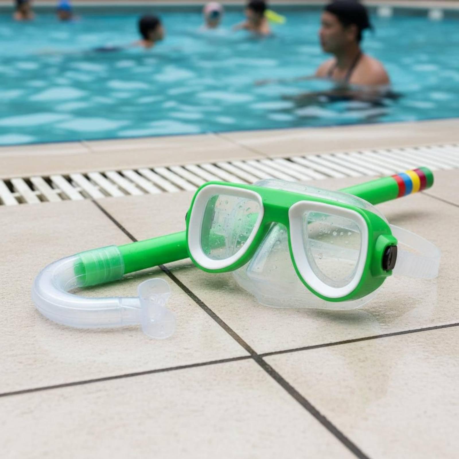 Freediving Mask Set - Masque de plongée pour enfants, ajustement