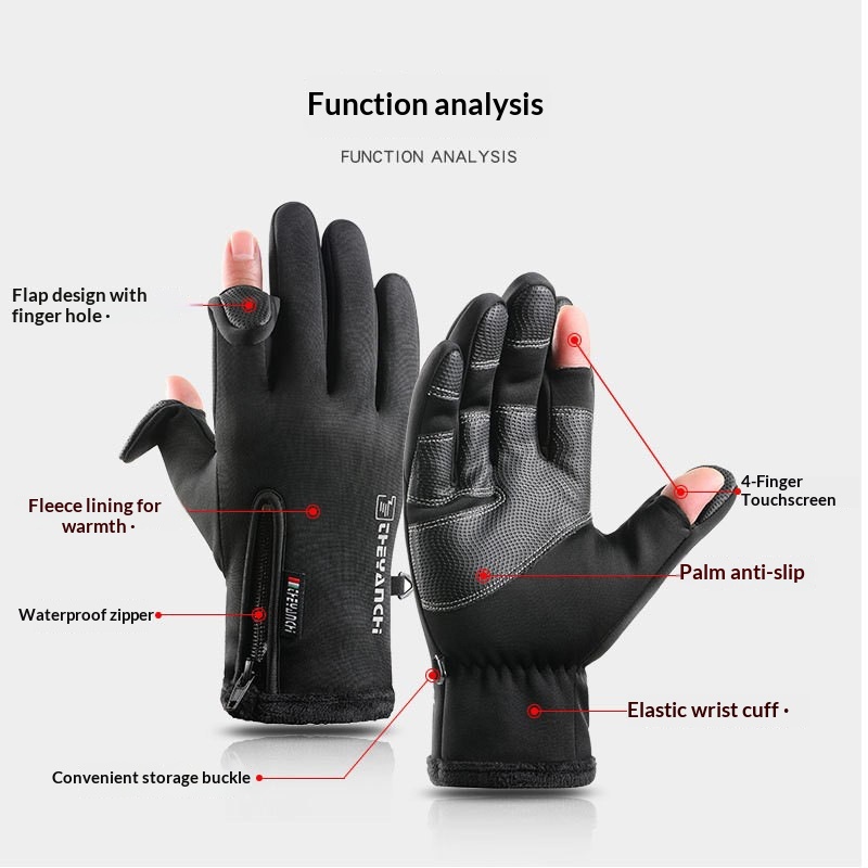 Gants de cyclisme chauds d'hiv - Spearfishing Glove avis et prix