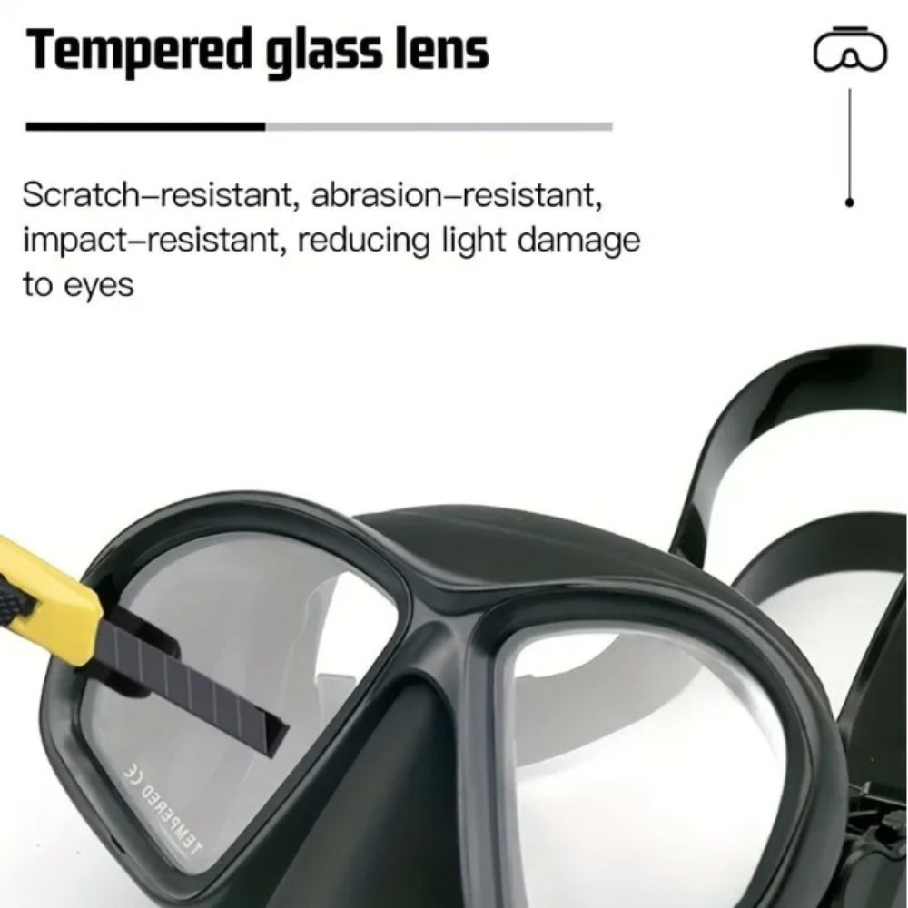 Masque de plongée en verre tre - Freediving Mask Set avis et prix