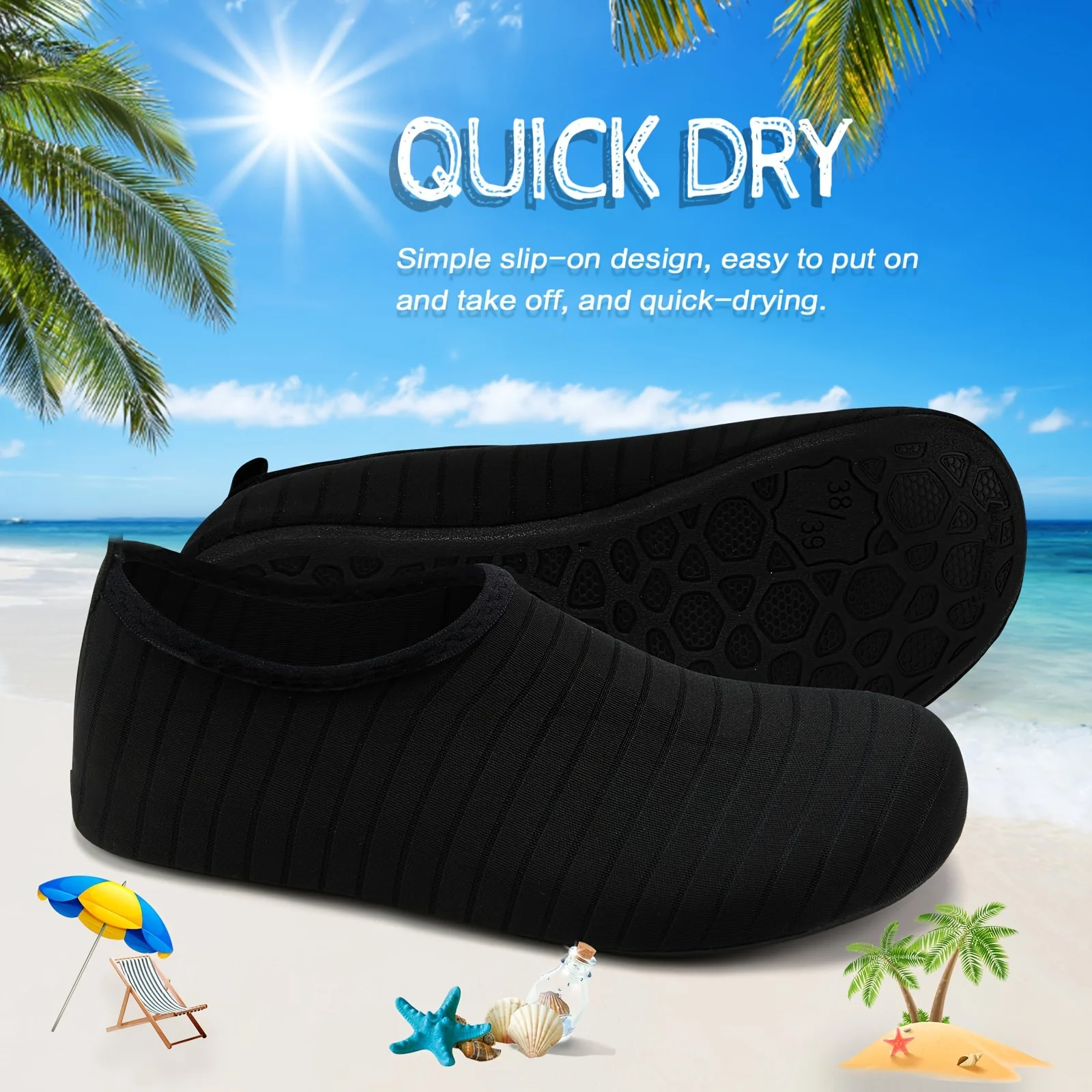 1 paire de chaussures aquatiqu - Aquatic Sports Shoes avis et prix