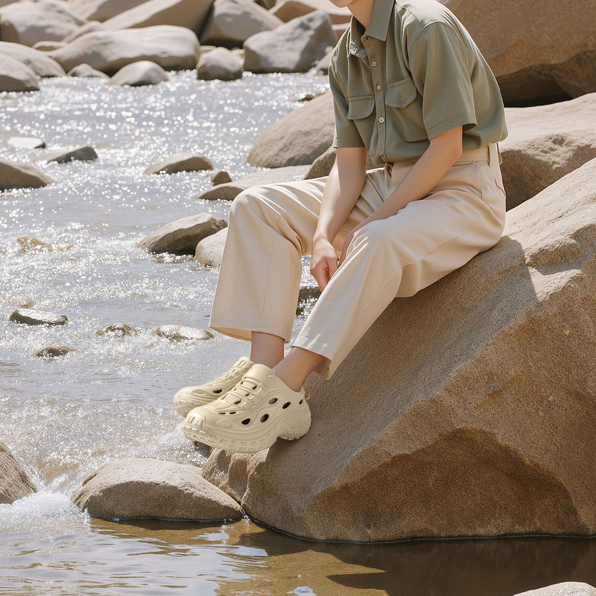 Sabots d'été pour hommes pour  - Aquatic Sports Shoes avis et prix