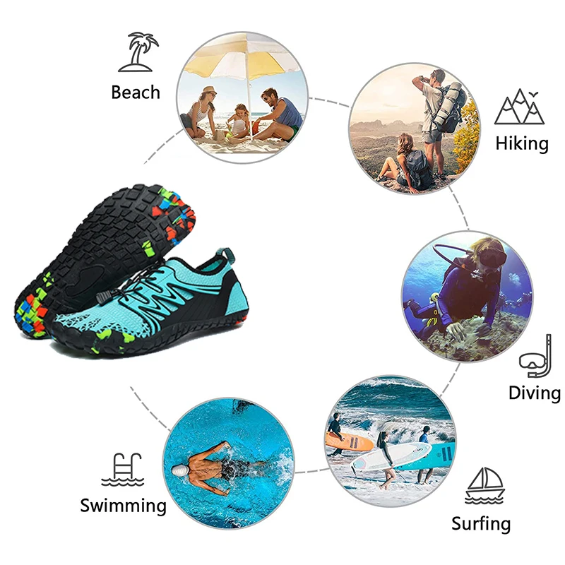 Chaussures d'eau unisexes à sé - Aquatic Sports Shoes avis et prix
