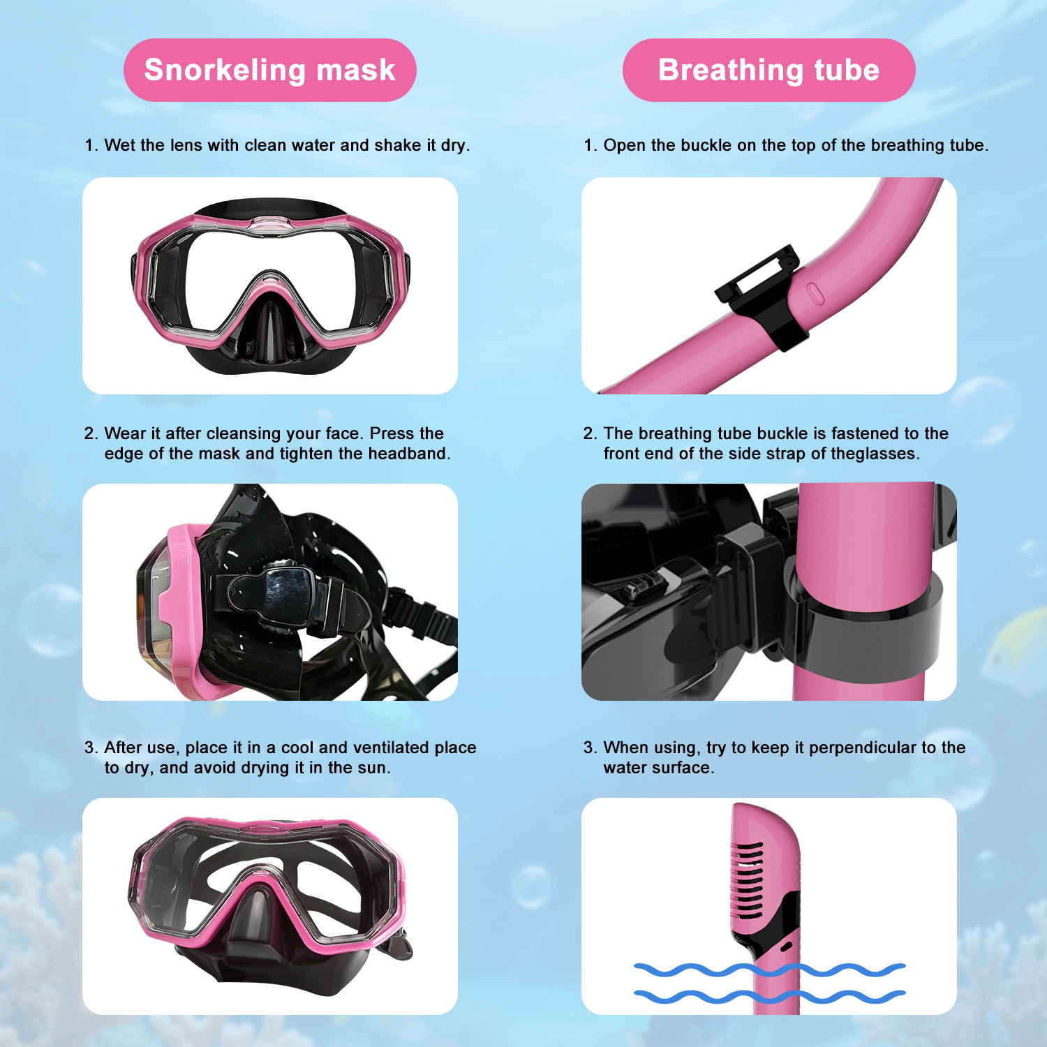 Ensembles de masques de plongé - Freediving Mask Set avis et prix